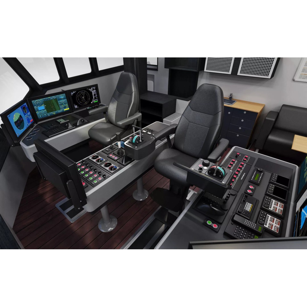 Ambulance Vessel 3D Model – High Detail Emergency Response Ship, FBX - View 37