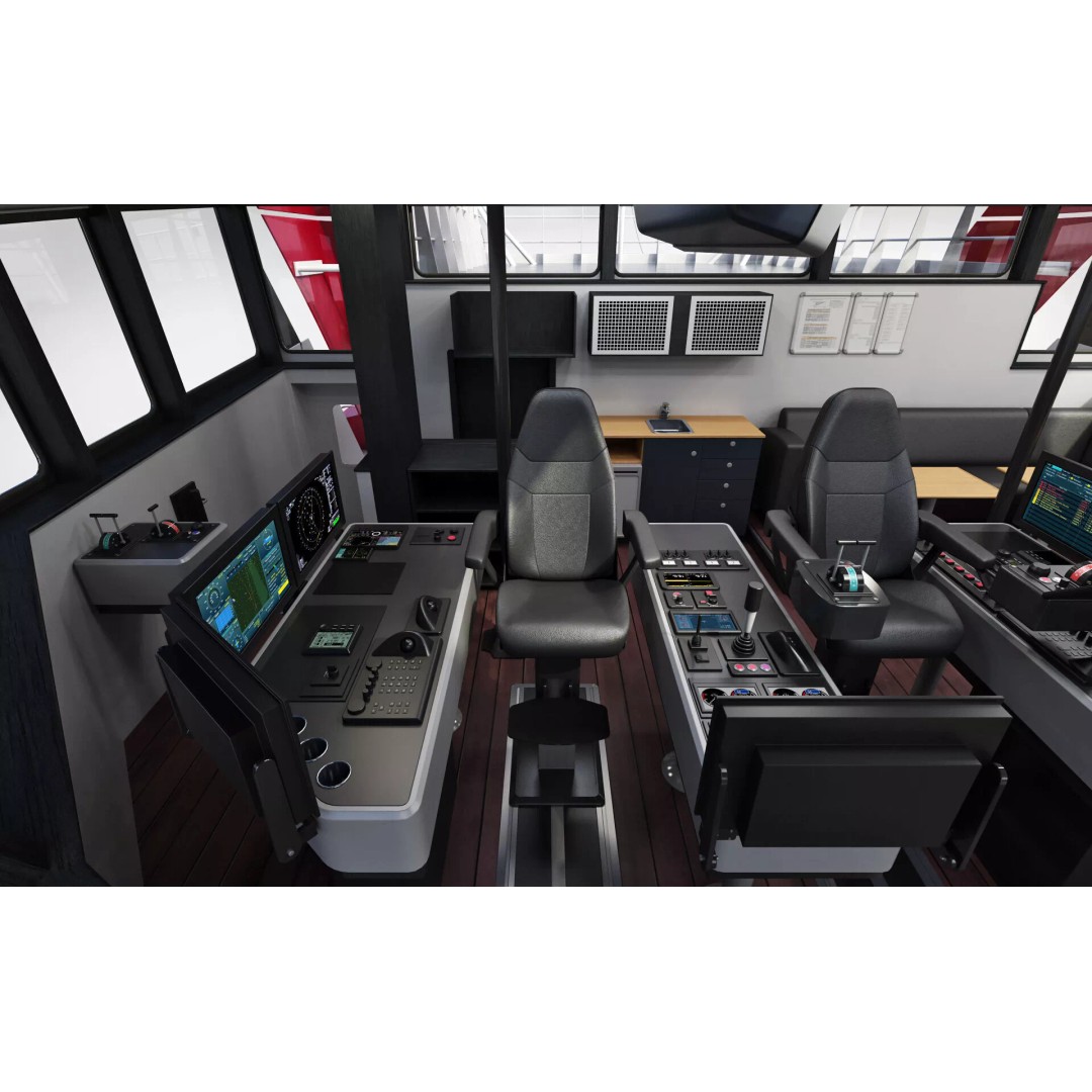 Ambulance Vessel 3D Model – High Detail Emergency Response Ship, FBX - View 39