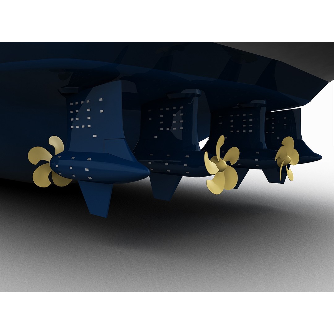 Celebrity Reflection Cruise Ship 3D Model – High-Poly PBR Asset, FBX, OBJ - View 22