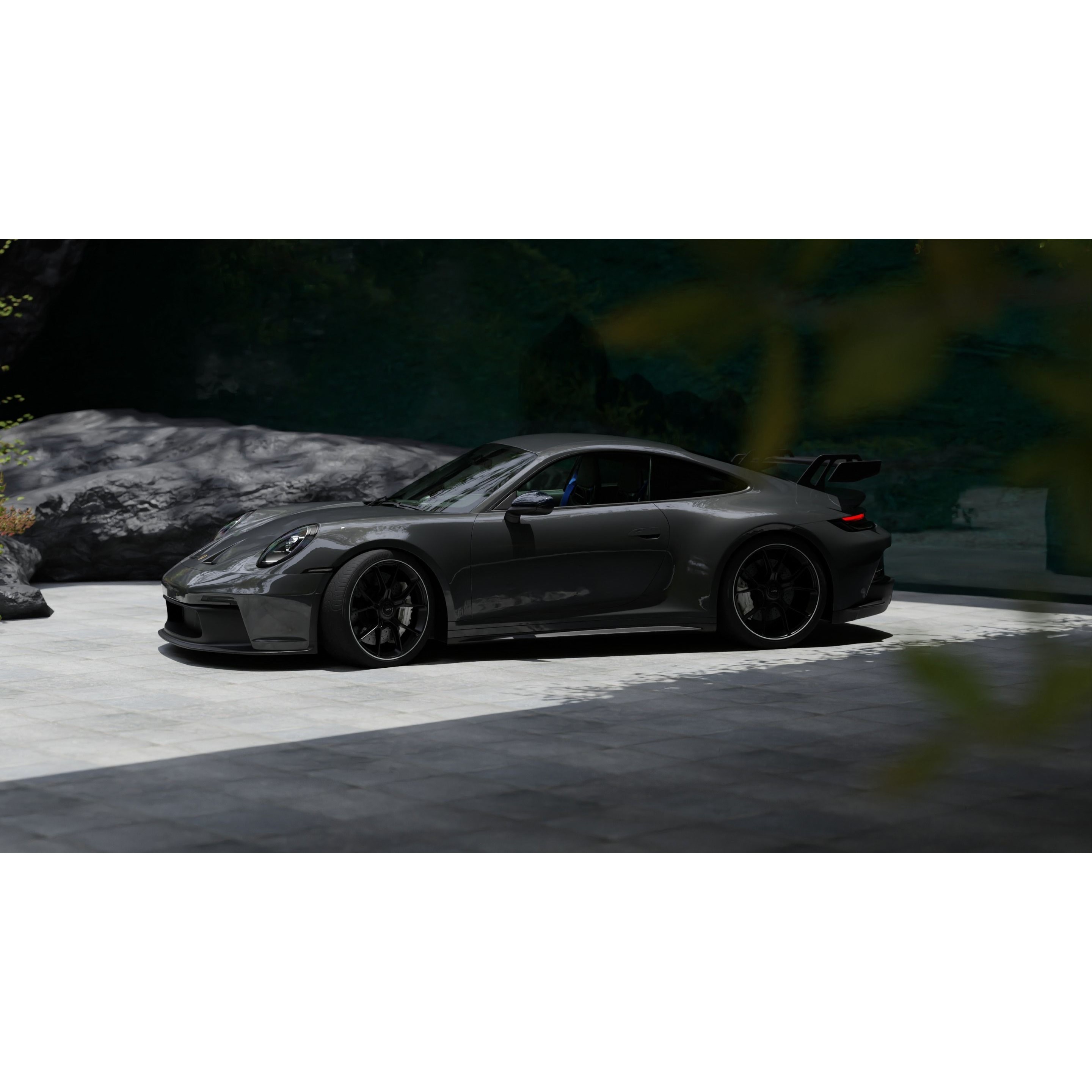 Chill Vibes Automotive Render Scene - Game-Ready 3D Model - View 10