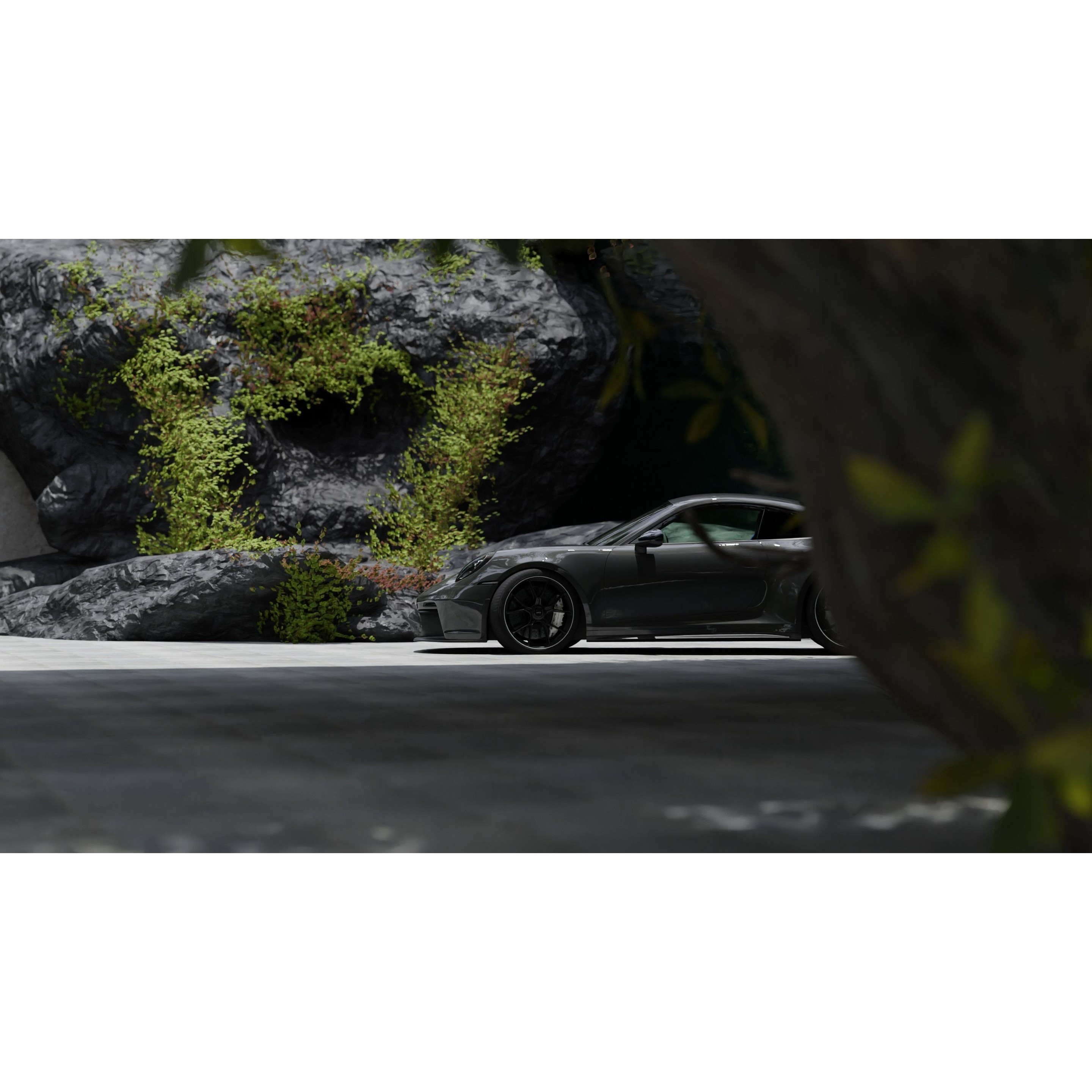 Chill Vibes Automotive Render Scene - Game-Ready 3D Model - View 11