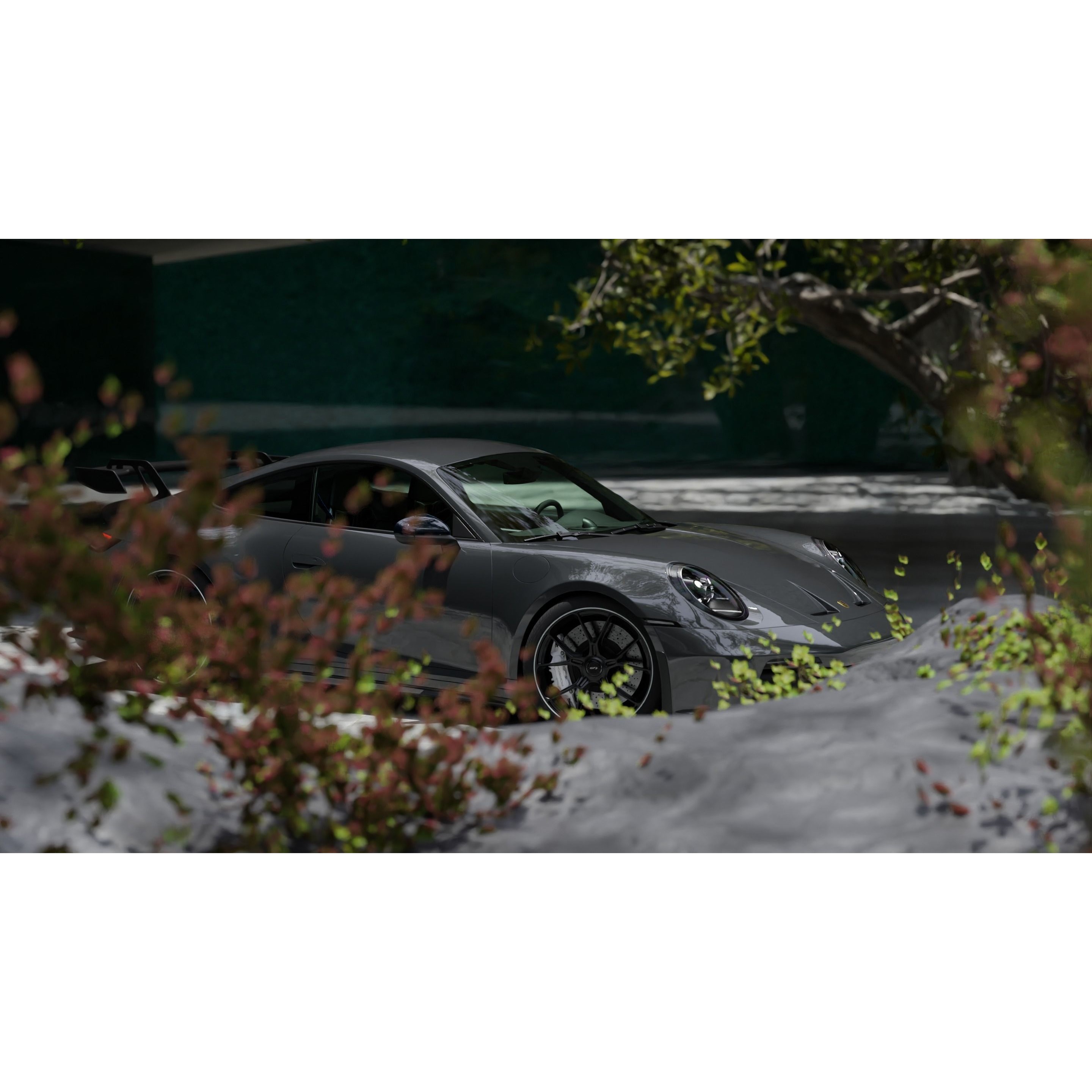 Chill Vibes Automotive Render Scene - Game-Ready 3D Model - View 3