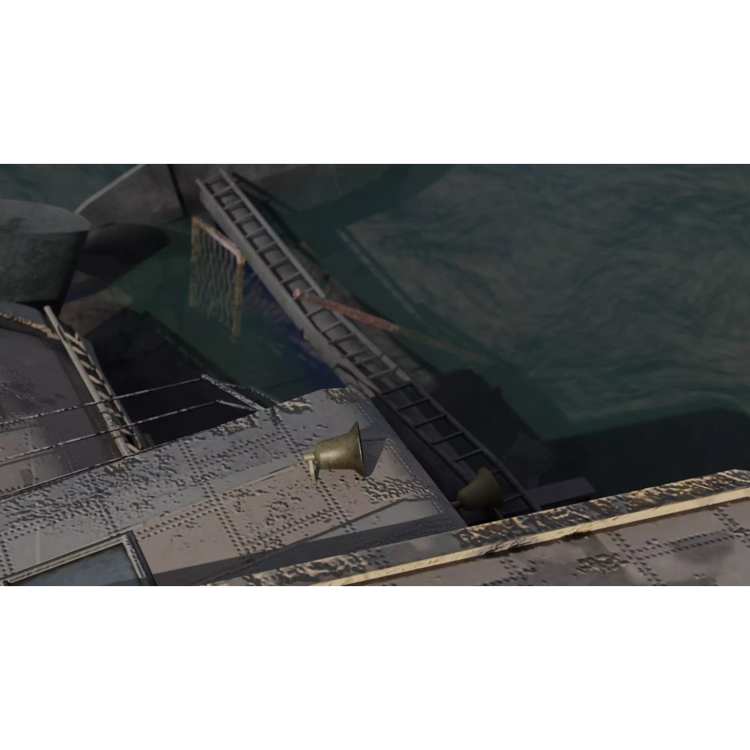 USS Indianapolis 3D Model – Historic Battleship, Blender, FBX, Game Ready - View 30