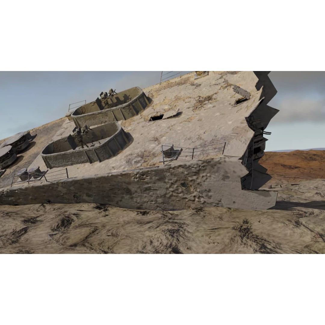 USS Indianapolis 3D Model – Historic Battleship, Blender, FBX, Game Ready - View 32
