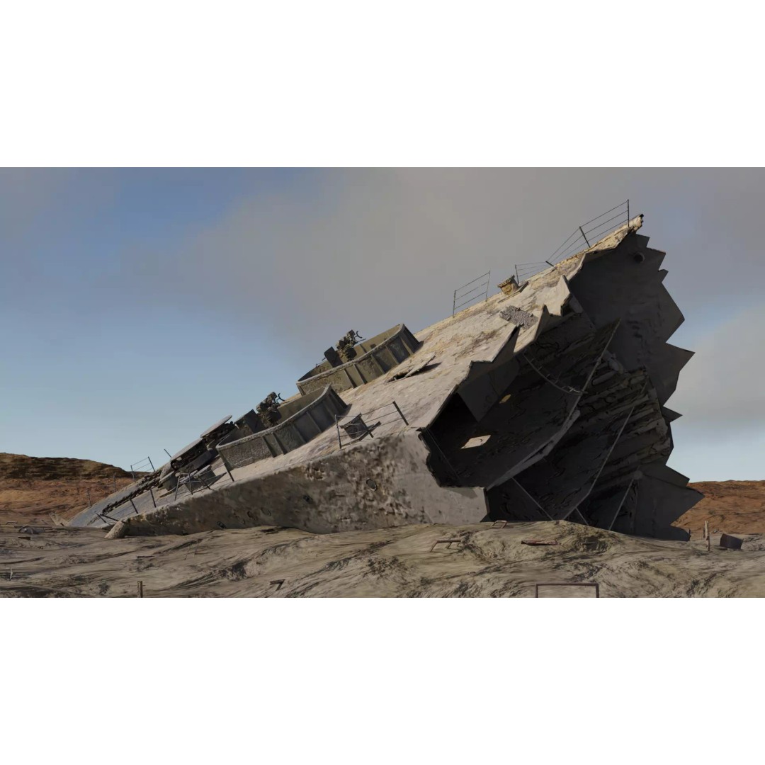 USS Indianapolis 3D Model – Historic Battleship, Blender, FBX, Game Ready - View 44