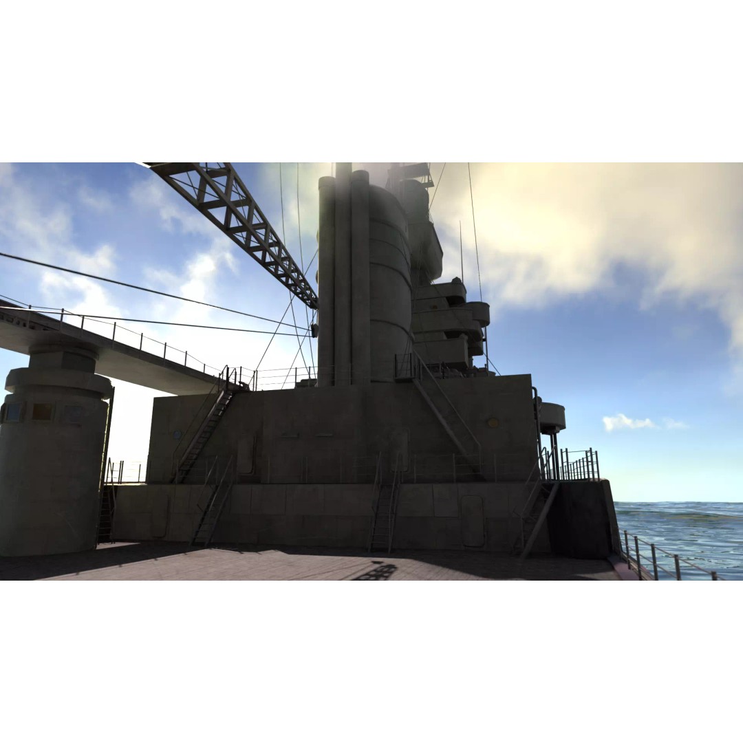 USS Indianapolis 3D Model – Historic Battleship, Blender, FBX, Game Ready - View 55
