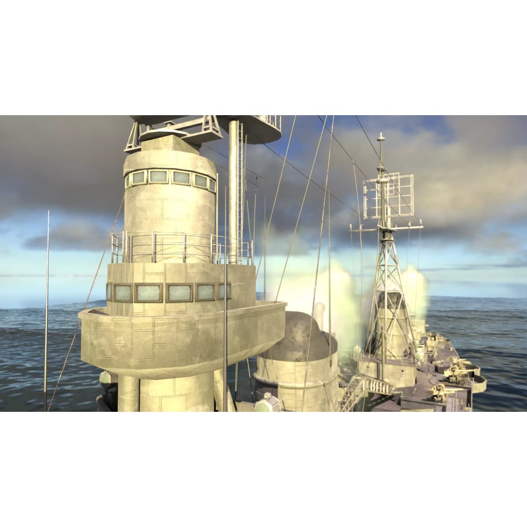 USS Indianapolis 3D Model – Historic Battleship, Blender, FBX, Game Ready - View 57