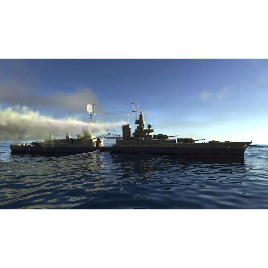 USS Indianapolis 3D Model – Historic Battleship, Blender, FBX, Game Ready - View 63