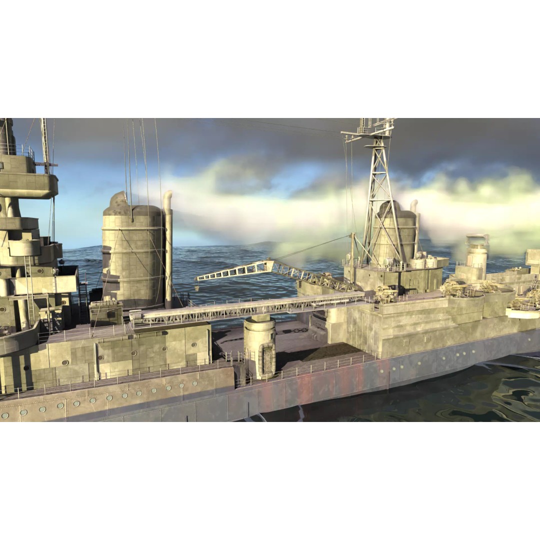 USS Indianapolis 3D Model – Historic Battleship, Blender, FBX, Game Ready - View 67