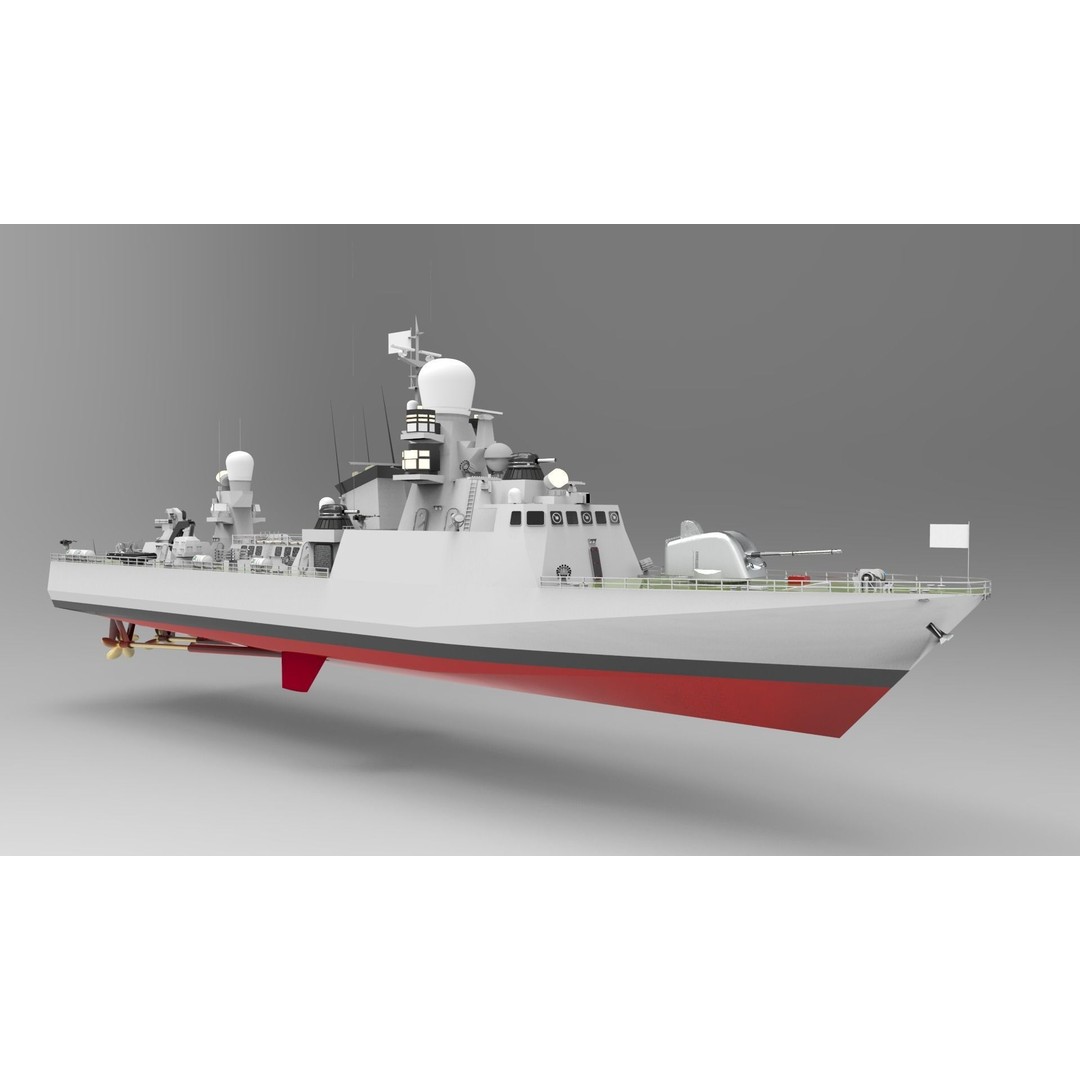 Buyan Class Corvette 3D Model – High Poly Military Vessel, FBX/Blender - View 10