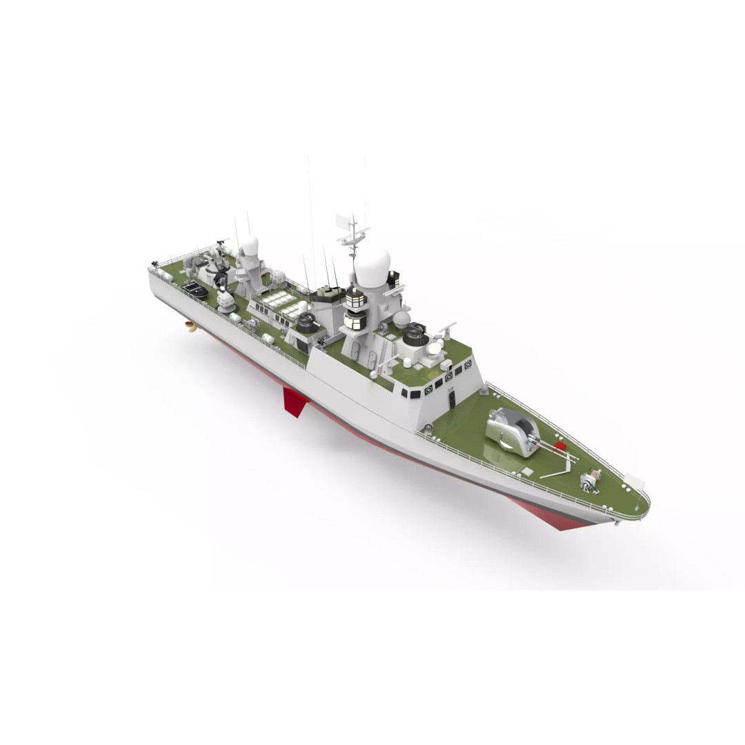 Buyan Class Corvette 3D Model – High Poly Military Vessel, FBX/Blender - View 2
