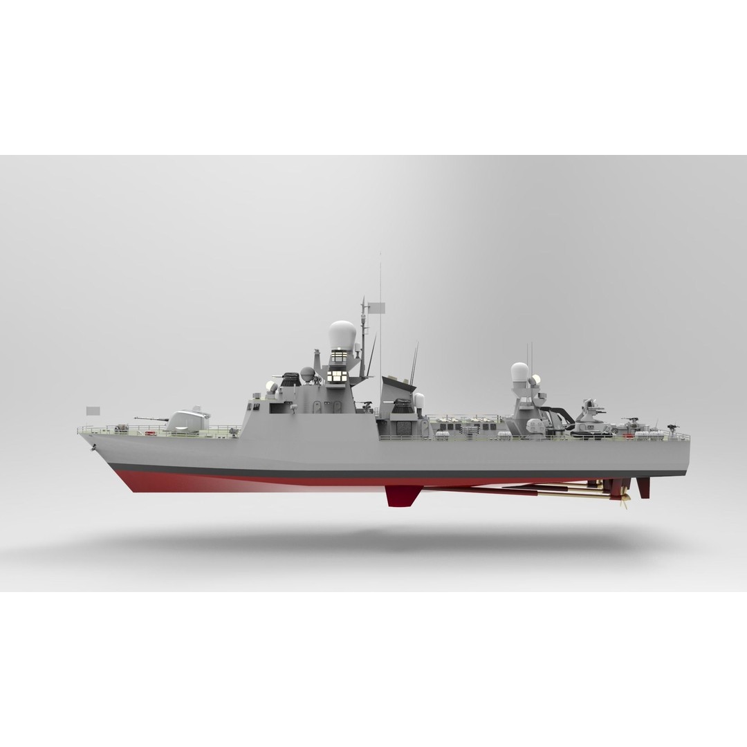 Buyan Class Corvette 3D Model – High Poly Military Vessel, FBX/Blender - View 8