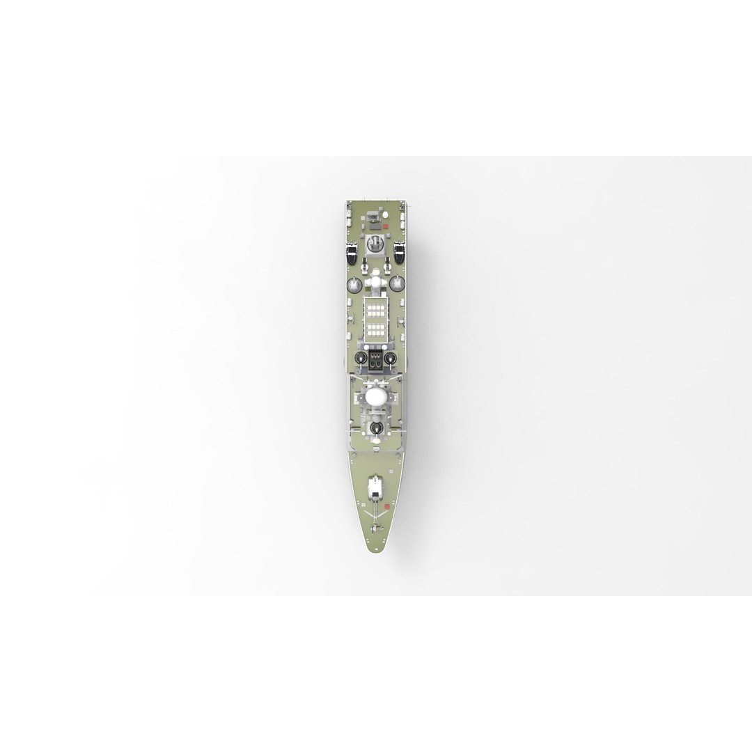 Buyan Class Corvette 3D Model – High Poly Military Vessel, FBX/Blender - View 9