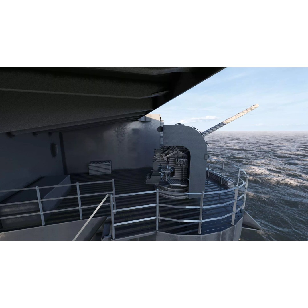 WW1 French Navy Aircraft Carrier 3D Model – Detailed Military Vessel, OBJ, FBX - View 40