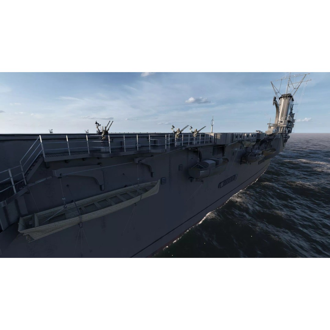 WW1 French Navy Aircraft Carrier 3D Model – Detailed Military Vessel, OBJ, FBX - View 41