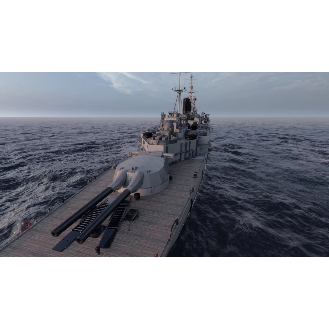 WW1 Royal Navy Battlecruiser 3D Model – Detailed Military Vessel, Sketchup - View 19