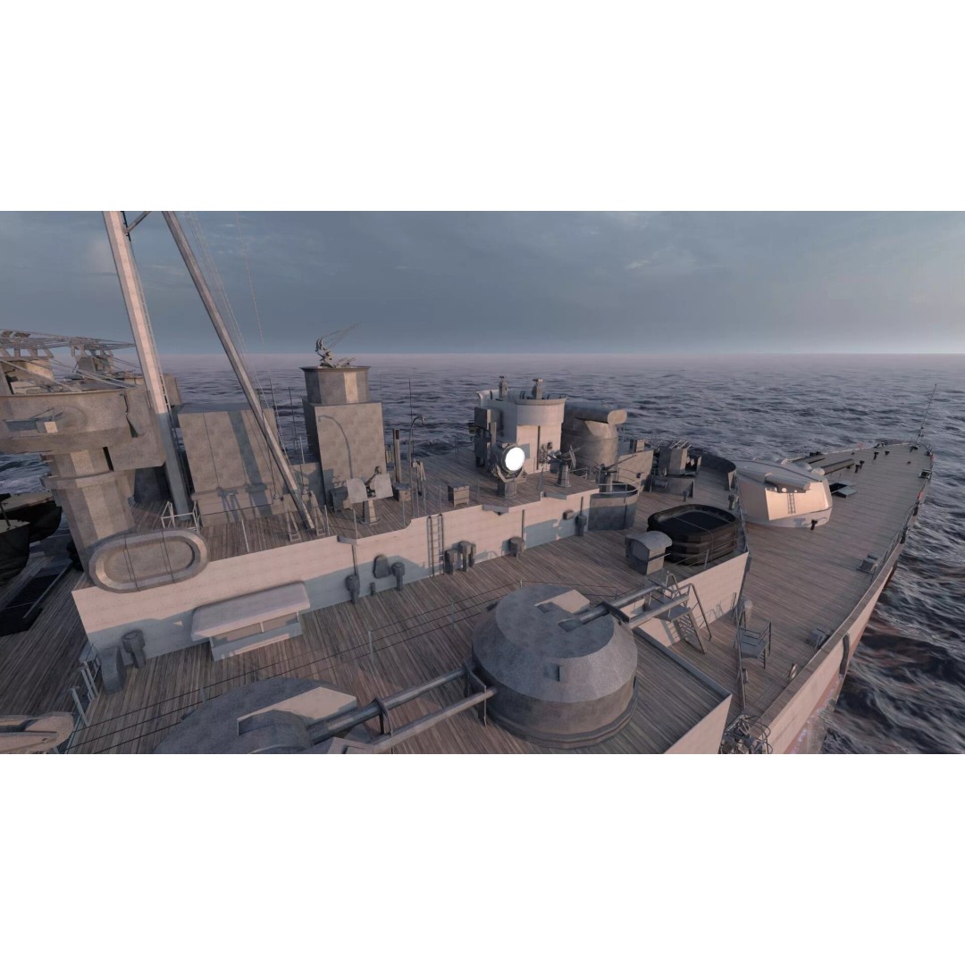 WW1 Royal Navy Battlecruiser 3D Model – Detailed Military Vessel, Sketchup - View 37
