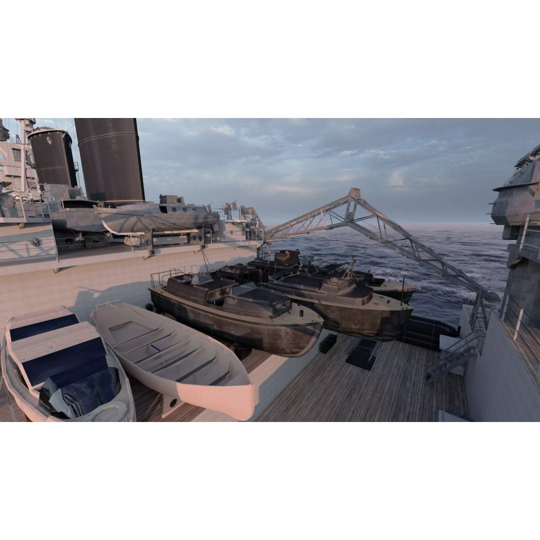 WW1 Royal Navy Battlecruiser 3D Model – Detailed Military Vessel, Sketchup - View 38