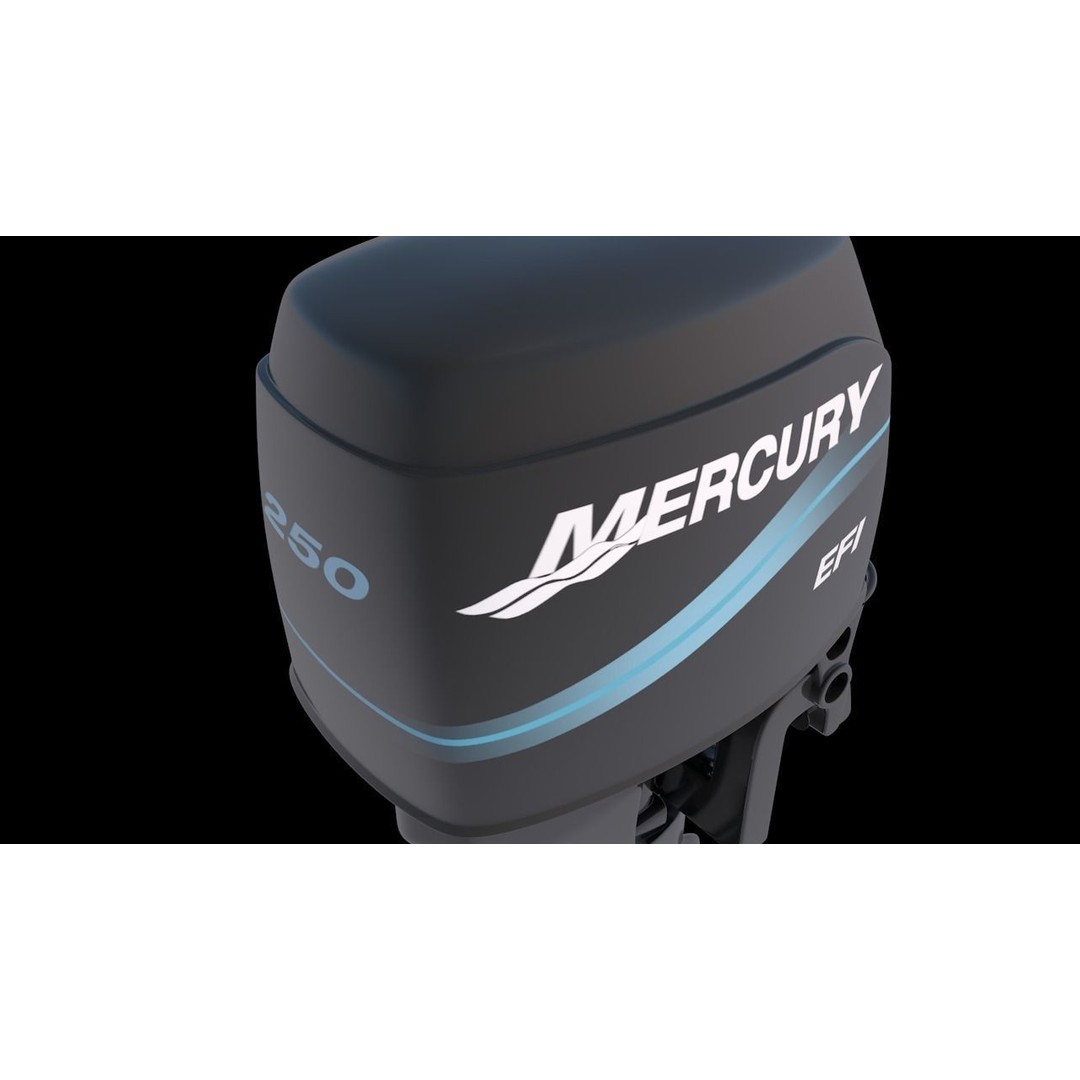 Fishing Boat Outboard Motor 3D Model – Low Poly Game Asset, FBX - View 12