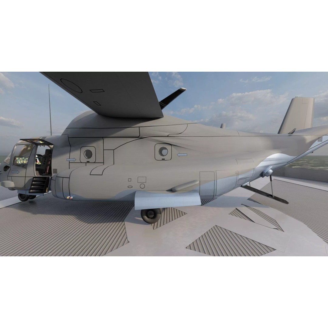 US Navy Amphibious Assault Ship 3D Model – Detailed Military Watercraft, FBX - View 37