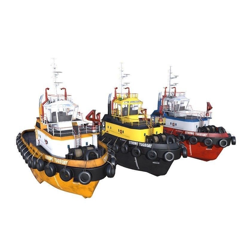 Panamax Oil Tanker 3D Model – Low Poly Industrial Watercraft, FBX