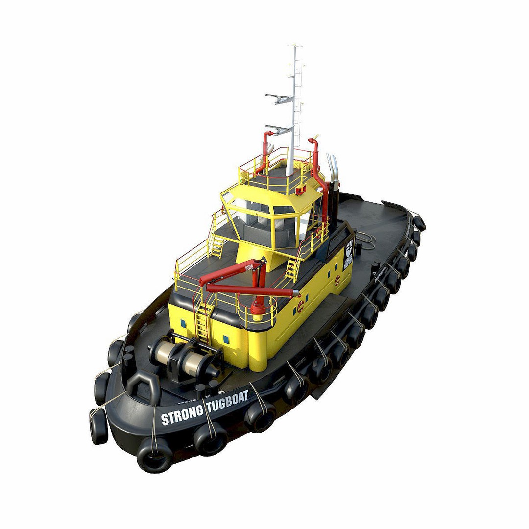 Panamax Oil Tanker 3D Model – Low Poly Industrial Watercraft, FBX - View 7