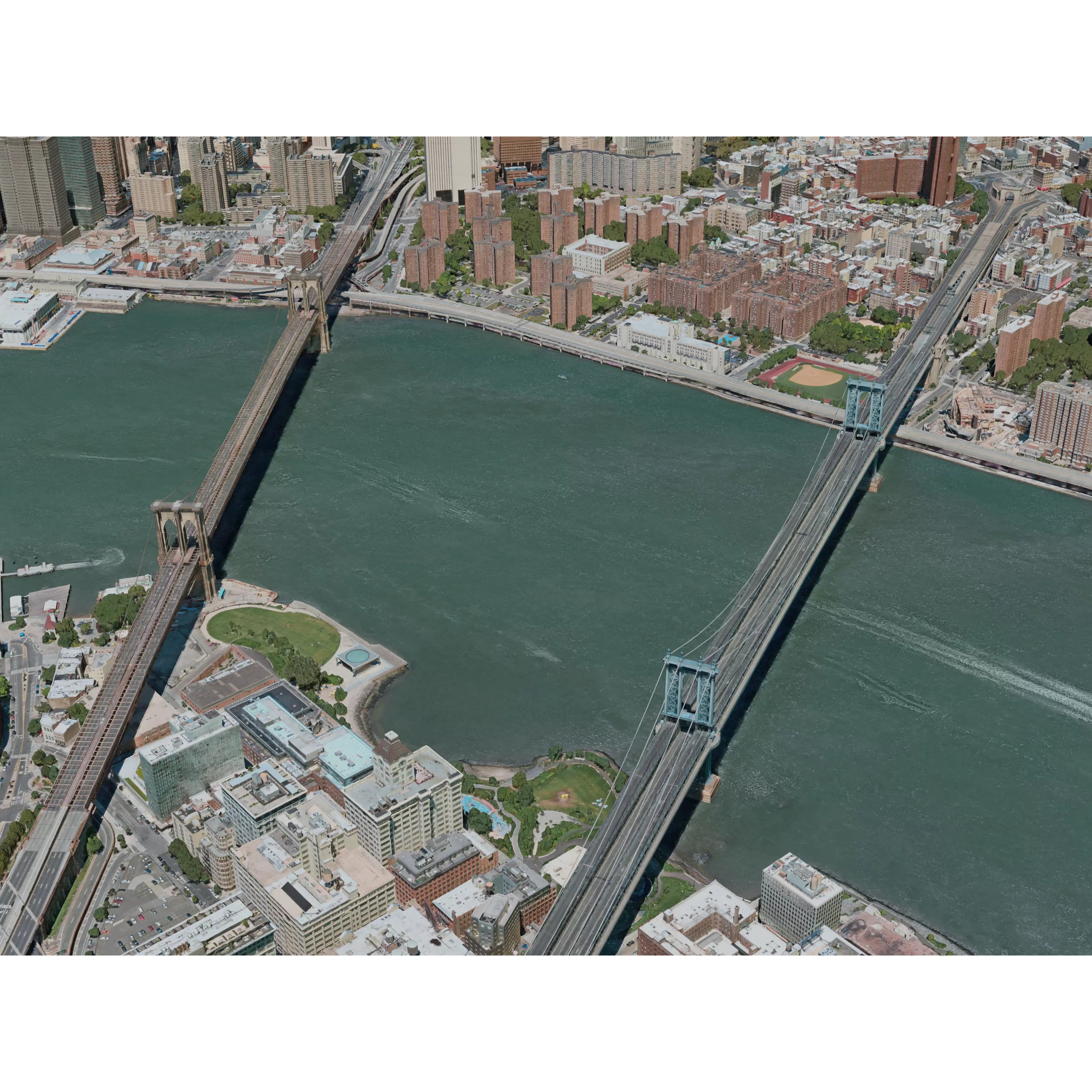 New York City Lower Manhattan - Game-Ready 3D Model