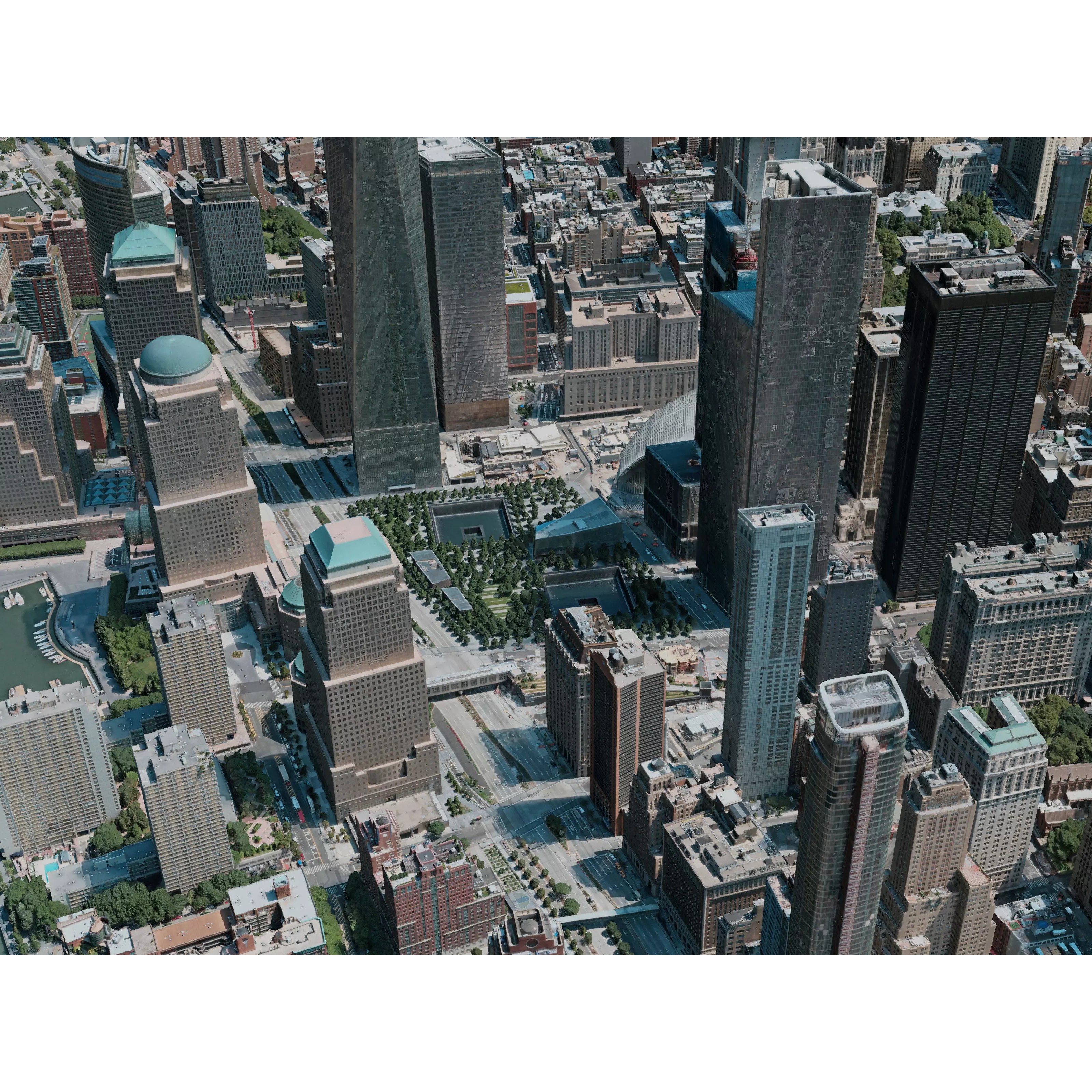 New York City Lower Manhattan - Game-Ready 3D Model - View 3
