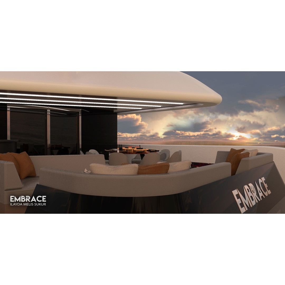 50M Mega Yacht 3D Model – High Poly Nautical Vessel, FBX, OBJ - View 11