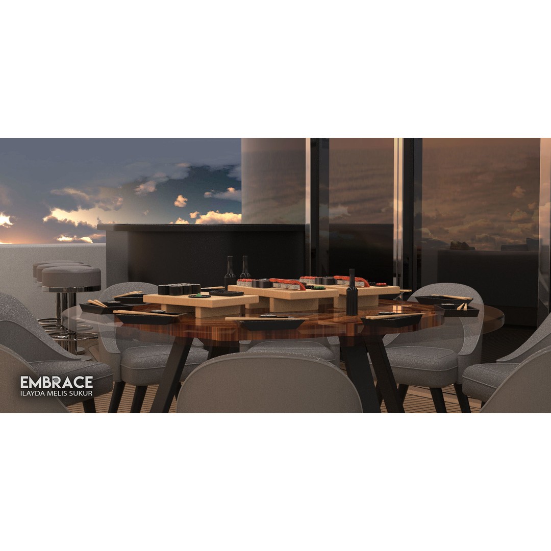 50M Mega Yacht 3D Model – High Poly Nautical Vessel, FBX, OBJ - View 16