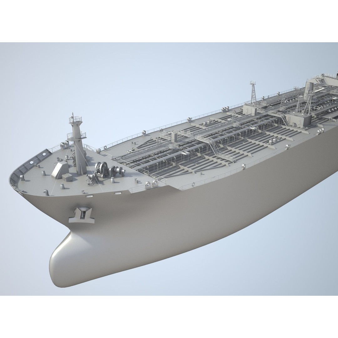Oil Tanker Ship 3D Model – High Poly PBR Textured Asset, FBX - View 15