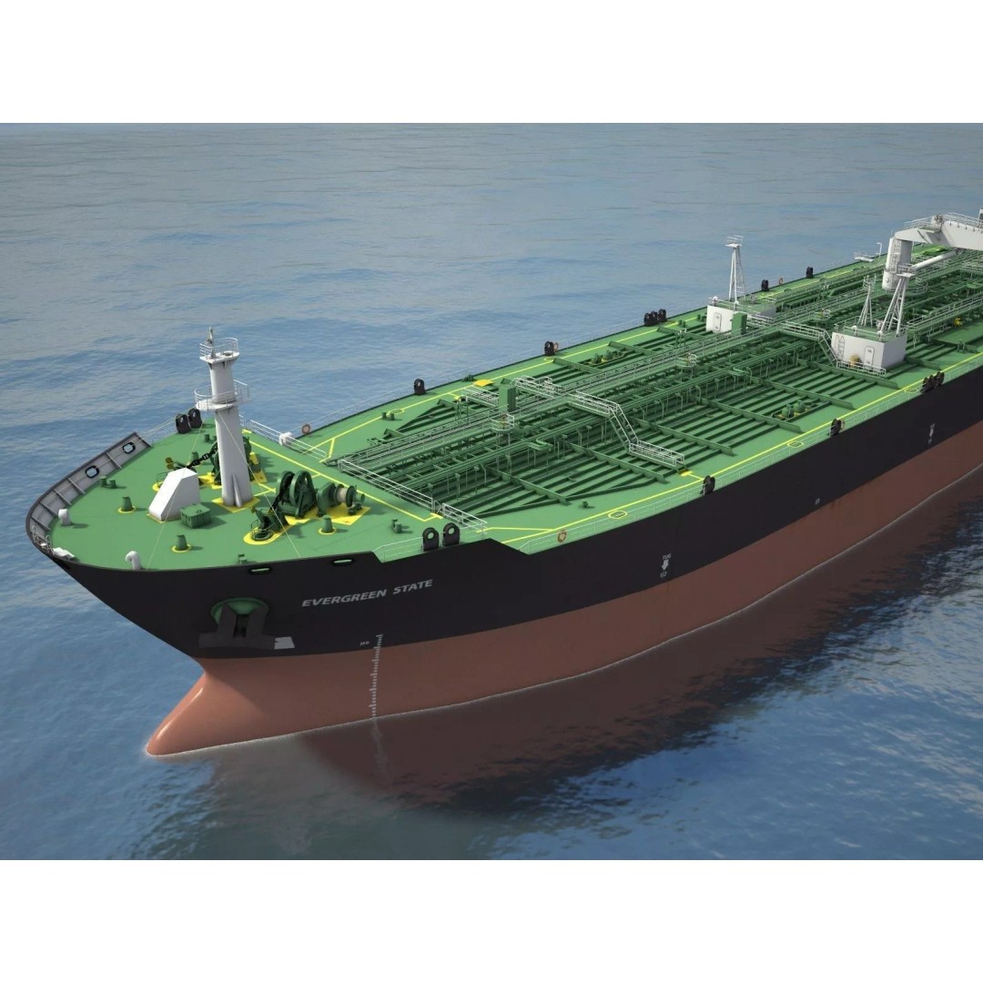 Oil Tanker Ship 3D Model – High Poly PBR Textured Asset, FBX - View 4