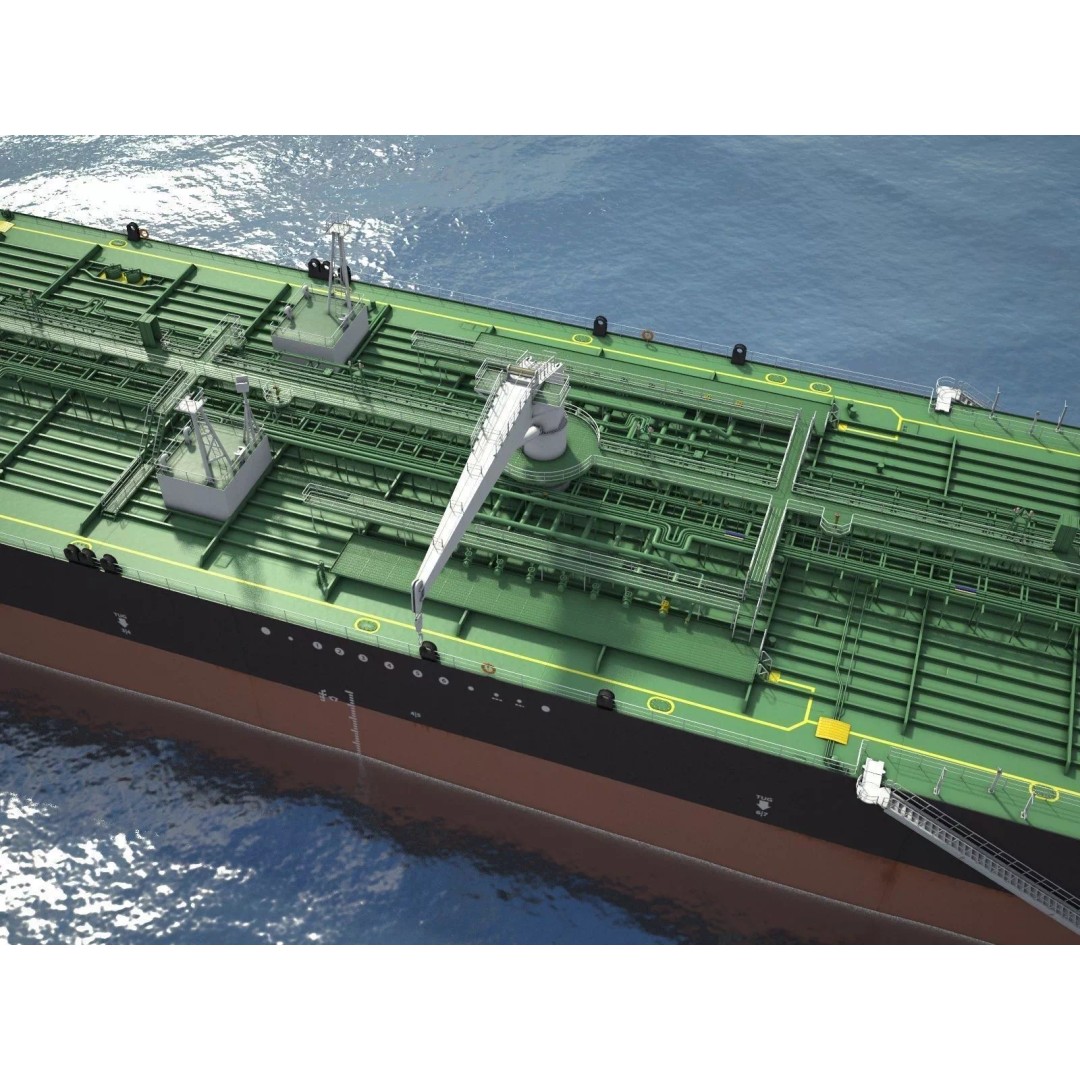 Oil Tanker Ship 3D Model – High Poly PBR Textured Asset, FBX - View 7