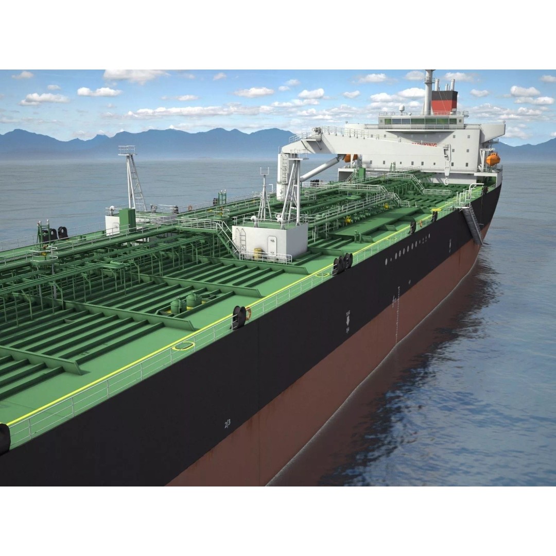 Oil Tanker Ship 3D Model – High Poly PBR Textured Asset, FBX - View 8