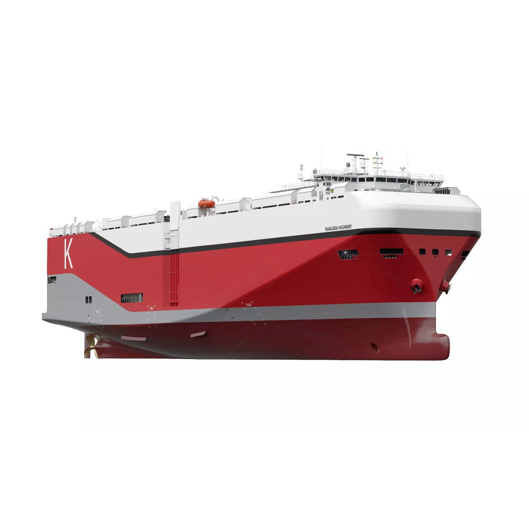RoRo Vessel 3D Model – High Detail Industrial Watercraft, PBR - View 2