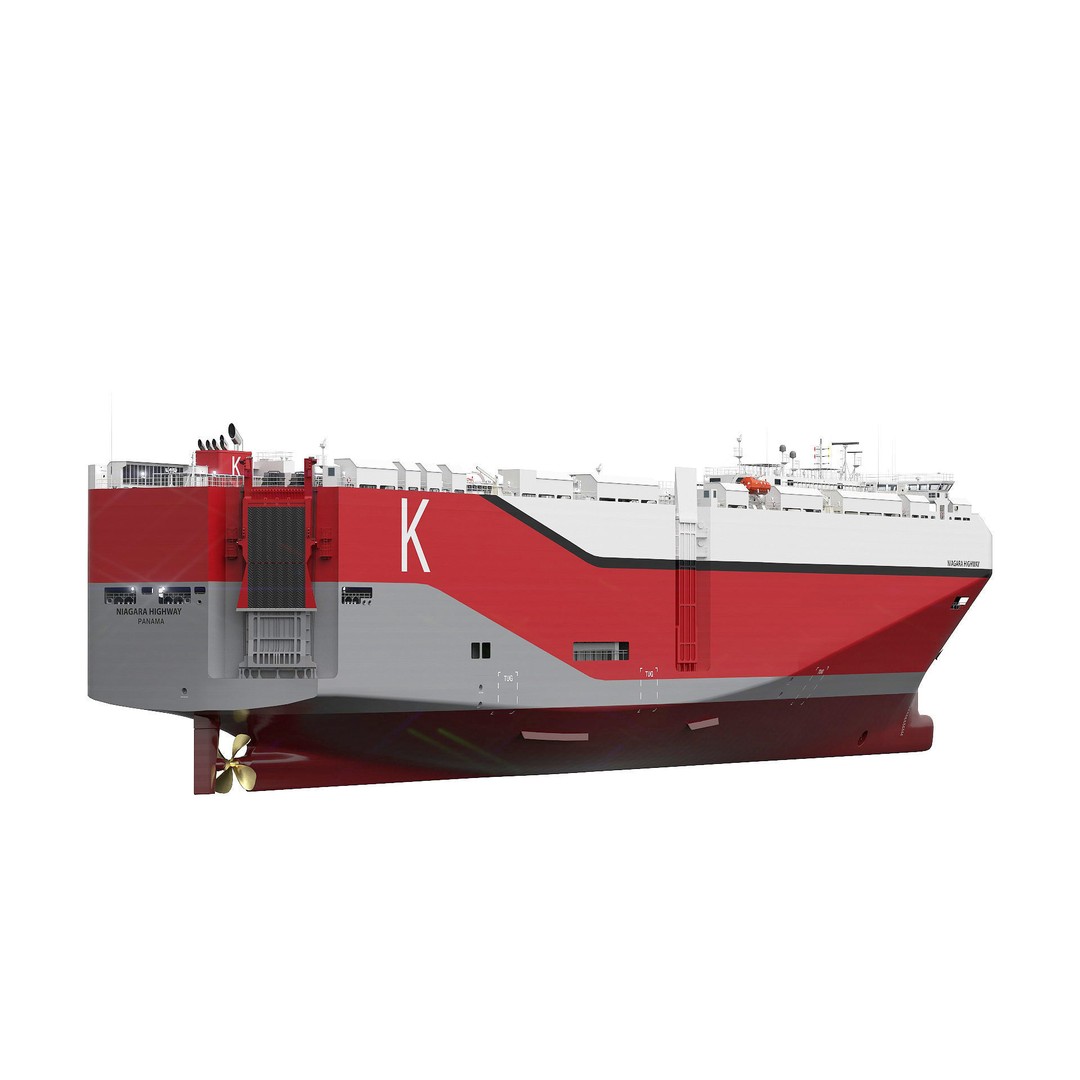 RoRo Vessel 3D Model – High Detail Industrial Watercraft, PBR - View 7