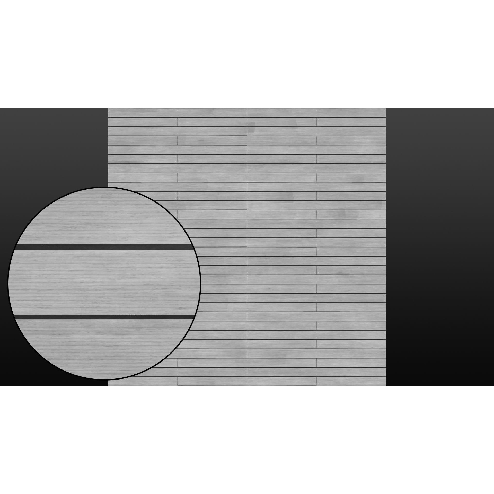 Dark Oak Decking Texture - PBR 3D Model