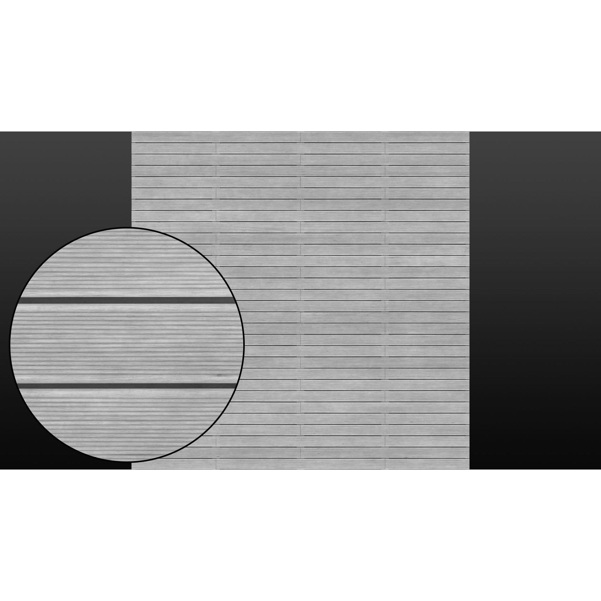 Dark Oak Decking Texture - PBR 3D Model - View 15