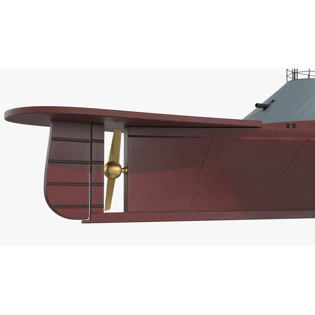 Confederate Navy Ship CSS Virginia 3D Model – Historic Ironclad, PBR Textures - View 20