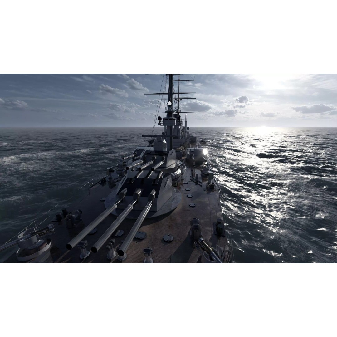 WW1 German Navy Battleship 3D Model – Majestic Class, Lumion Ready - View 11