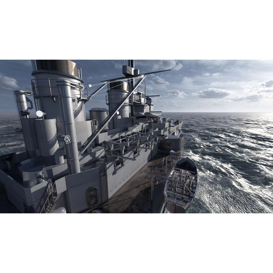 WW1 German Navy Battleship 3D Model – Majestic Class, Lumion Ready - View 14