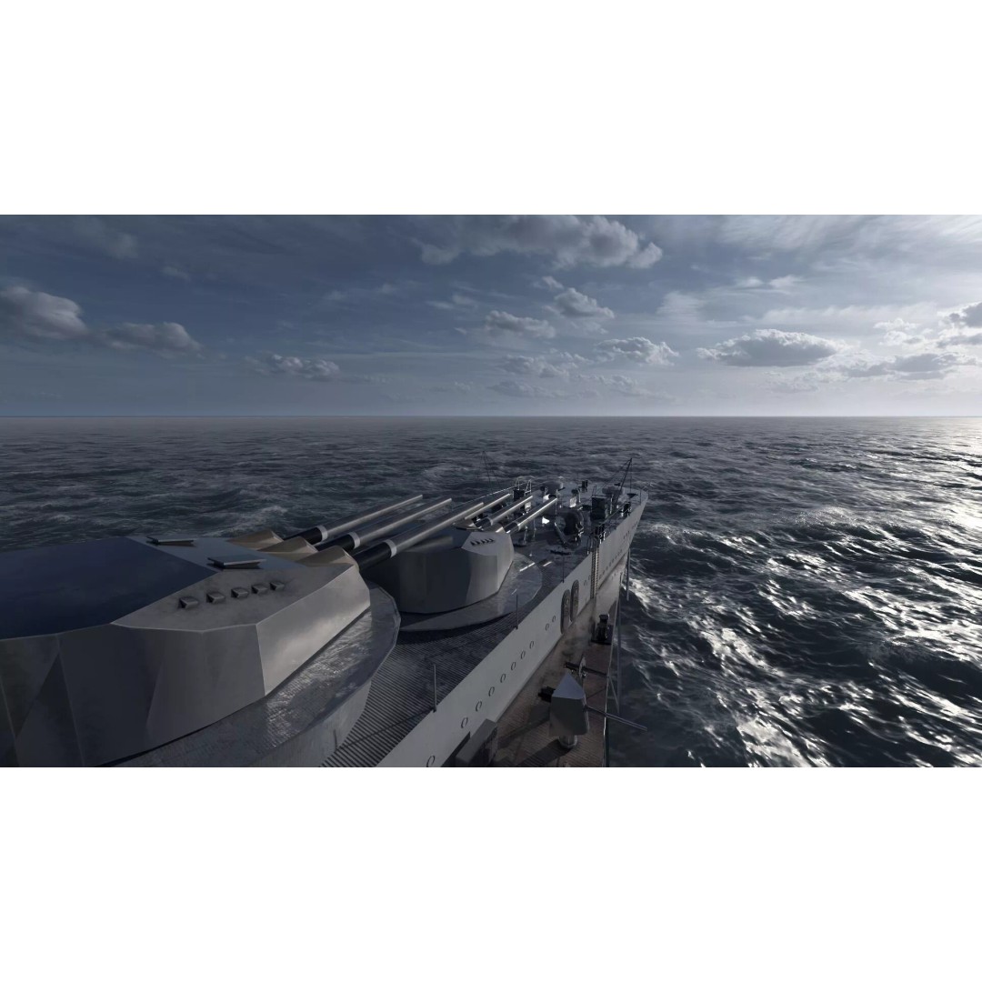 WW1 German Navy Battleship 3D Model – Majestic Class, Lumion Ready - View 16