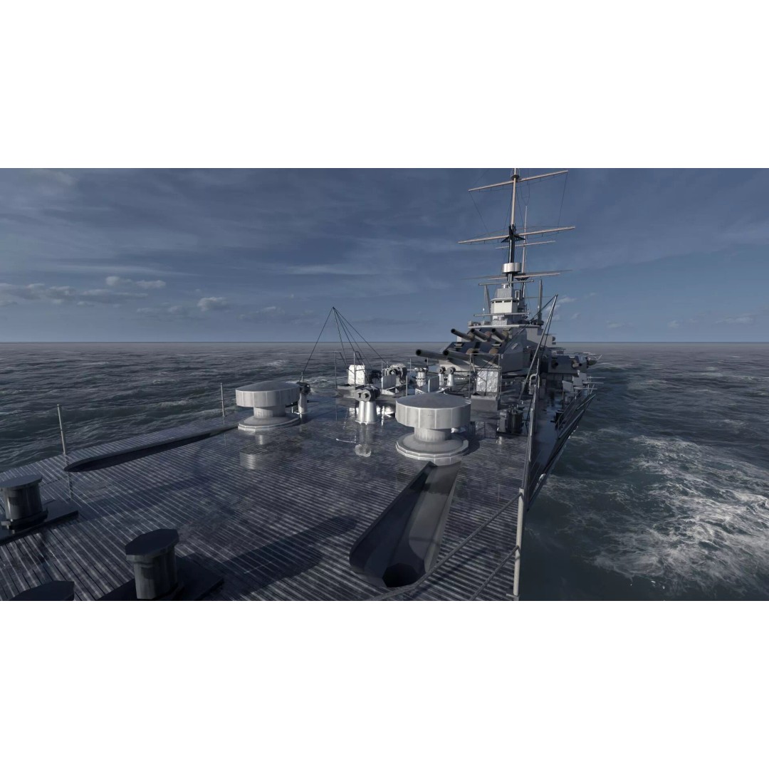 WW1 German Navy Battleship 3D Model – Majestic Class, Lumion Ready - View 18