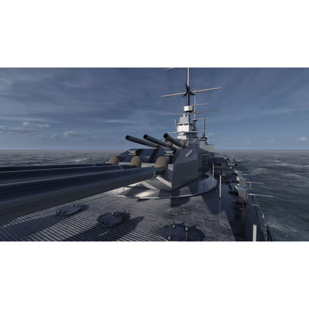 WW1 German Navy Battleship 3D Model – Majestic Class, Lumion Ready - View 20