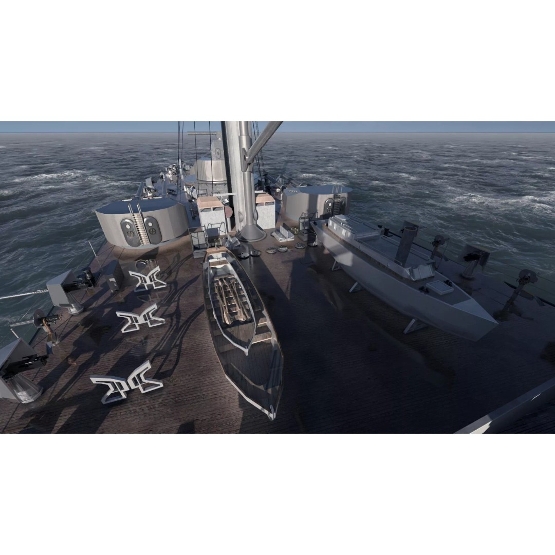 WW1 German Navy Battleship 3D Model – Majestic Class, Lumion Ready - View 29