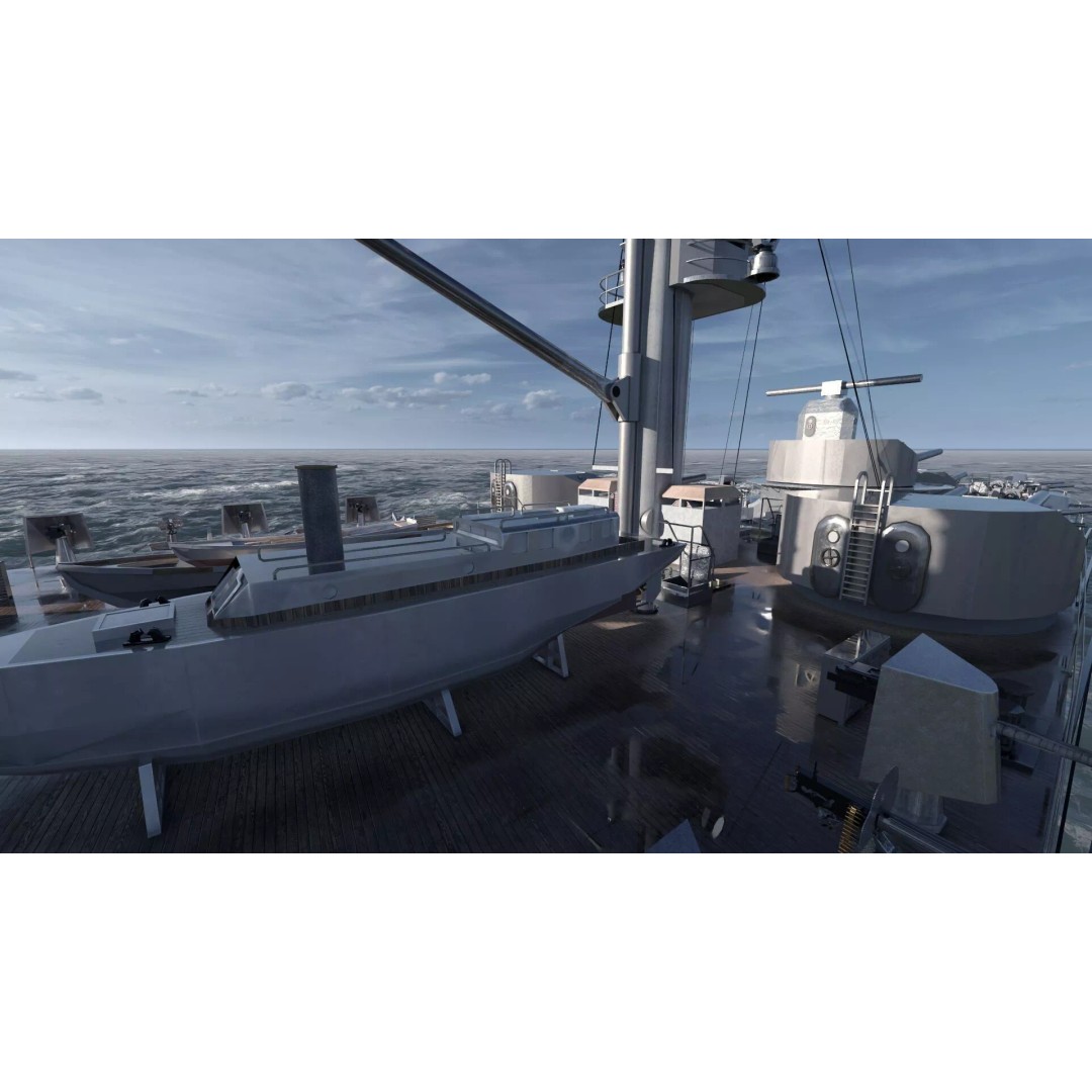 WW1 German Navy Battleship 3D Model – Majestic Class, Lumion Ready - View 30
