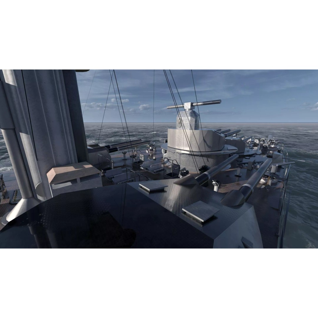 WW1 German Navy Battleship 3D Model – Majestic Class, Lumion Ready - View 31