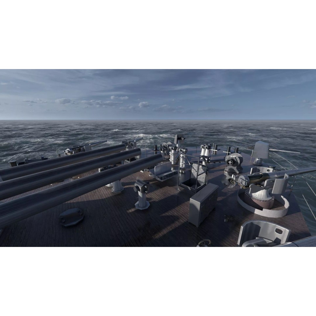 WW1 German Navy Battleship 3D Model – Majestic Class, Lumion Ready - View 33
