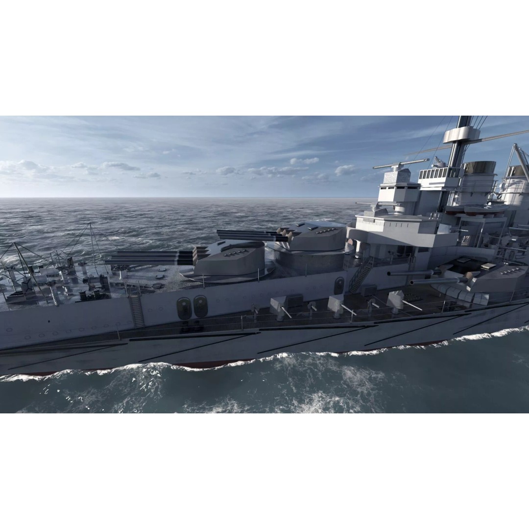 WW1 German Navy Battleship 3D Model – Majestic Class, Lumion Ready - View 42