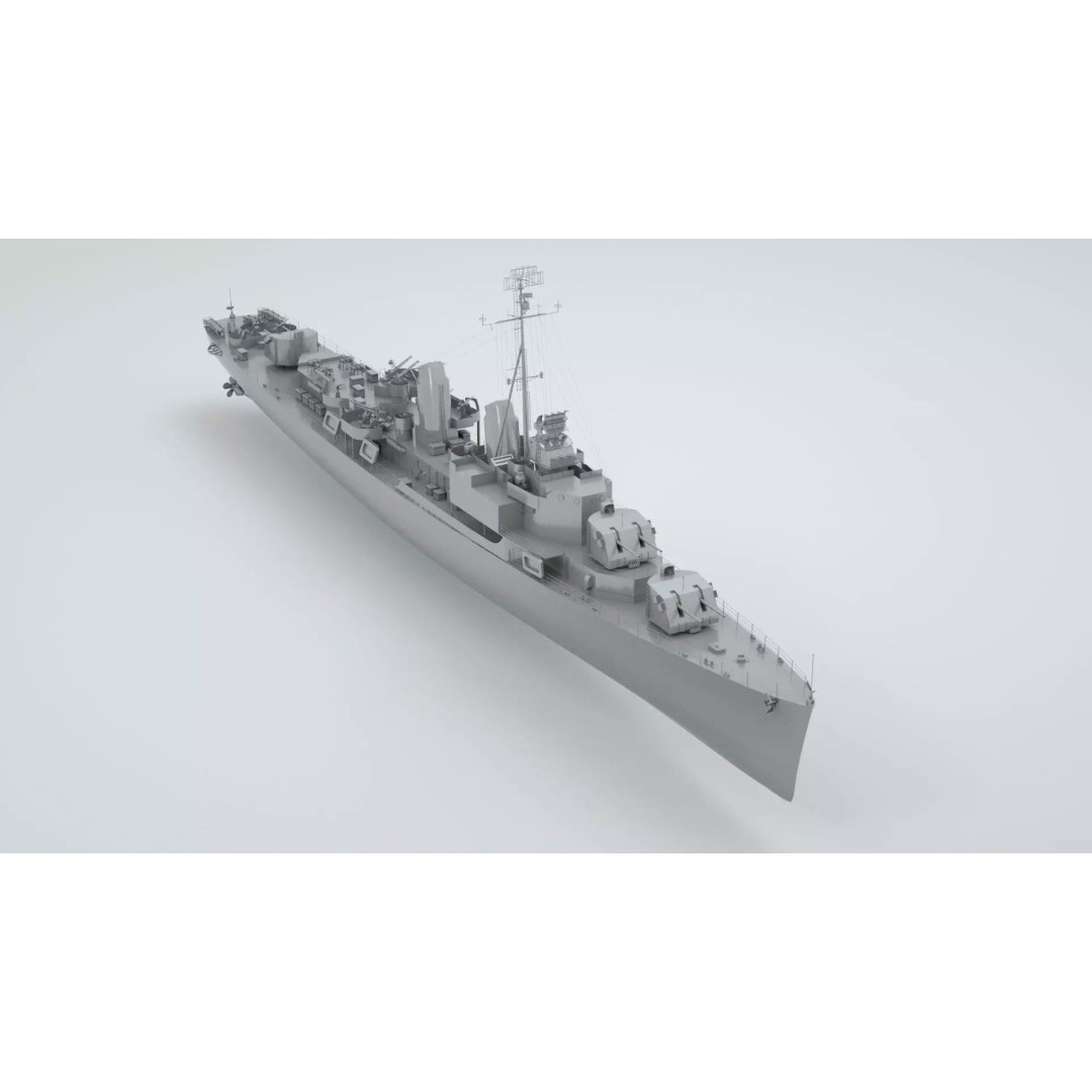 Robert H. Smith Class Destroyer Minelayer 3D Model – Rigged Warship Asset, FBX - View 2